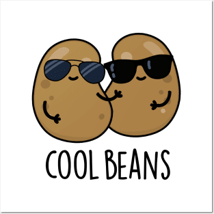 Cool Beans Cute Veggie Food Pun Posters and Art